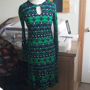 Banana Republic Mad Men Geometric Wiggle Dress, 8